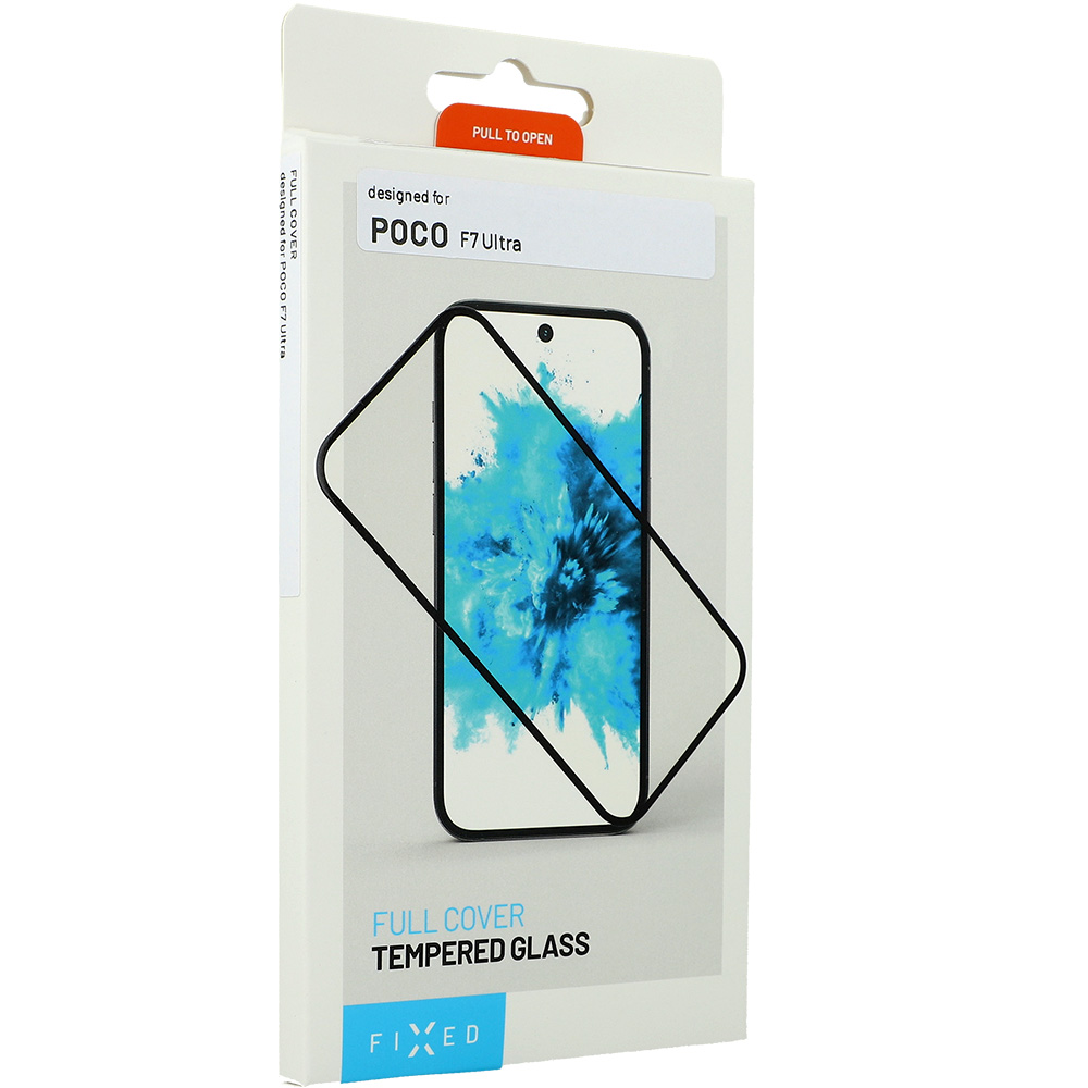 Szkło hartowane Fixed Full Cover 2.5D Tempered Glass do Xiaomi POCO F7 Ultra, czarna ramka